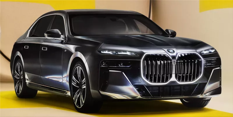 BMW i7 electric car