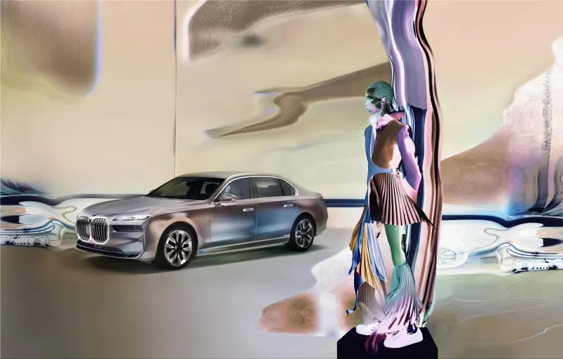 BMW i7 electric car