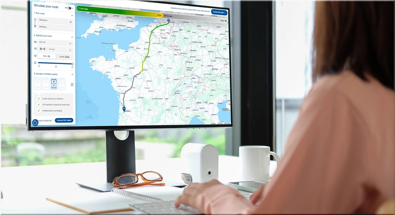 DAF Electric Route Simulator