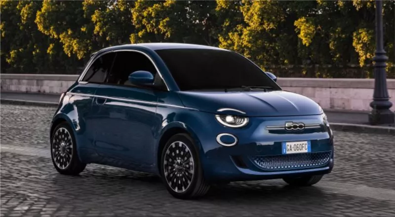 Fiat 500e electric car