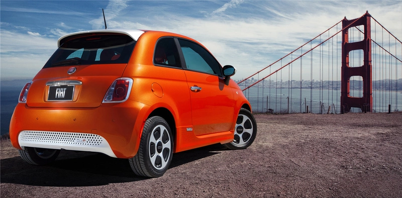 Fiat 500e electric car