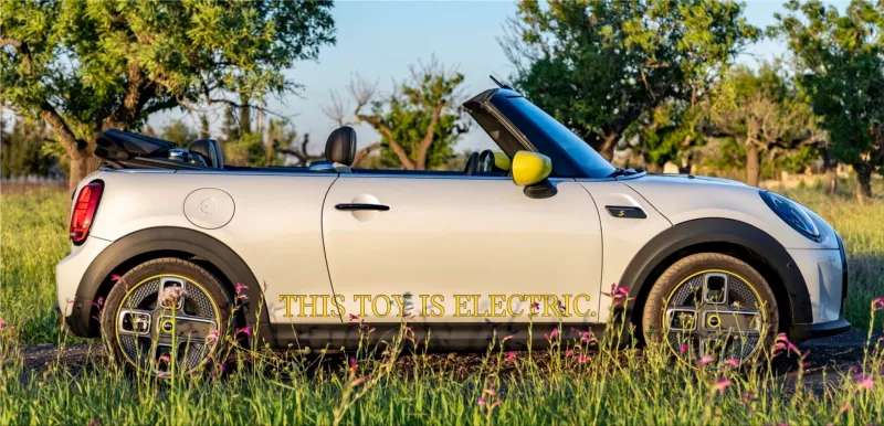 MINI Cooper SE Cabriolet electric convertible car