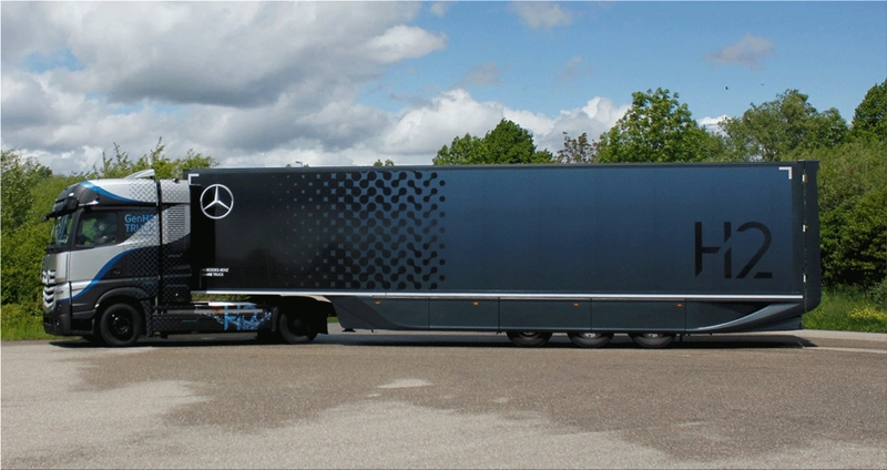 Mercedes-Benz GenH2 electric truck