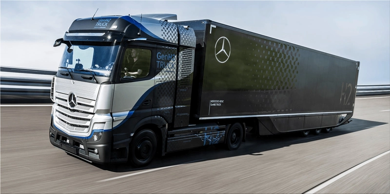 Mercedes-Benz GenH2 electric truck