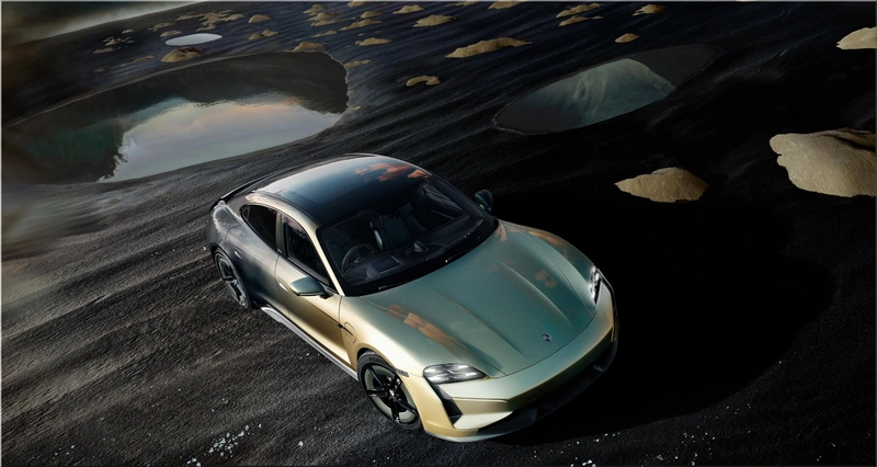 Porsche Taycan Turbo S Celestial Jade