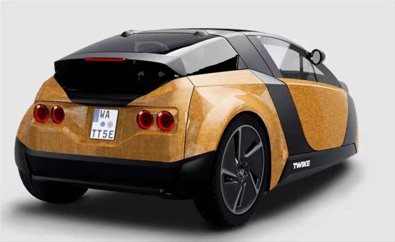 Twike 5 is a special three-wheeled electric vehicle