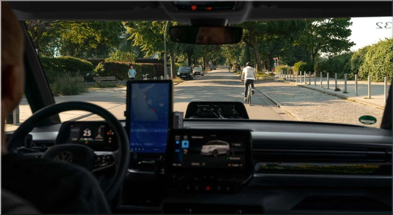 Volkswagen ID. Buzz Robotaxi Self-Driving Van