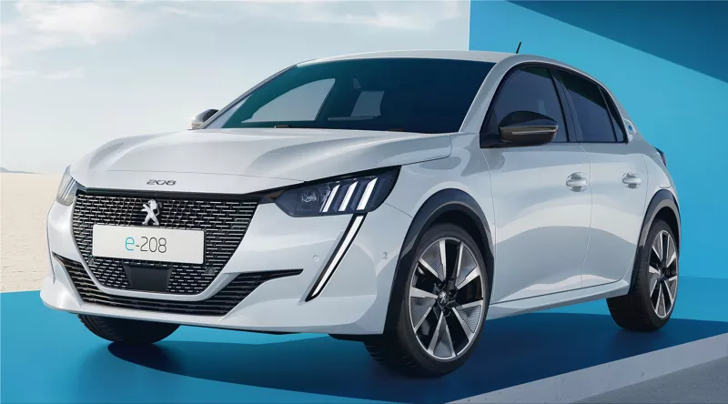 Peugeot e-208 electric car