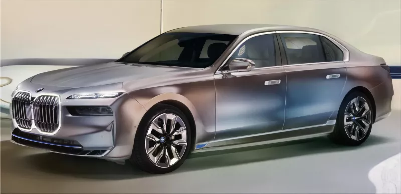 BMW i7 electric car