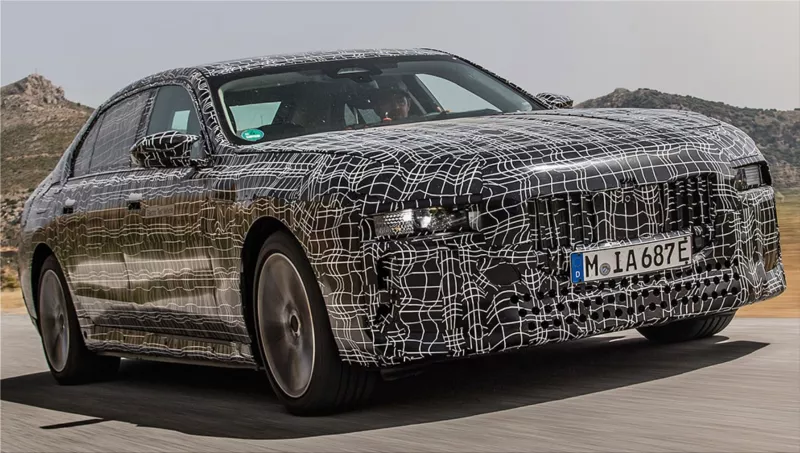 BMW i7 electric sedan
