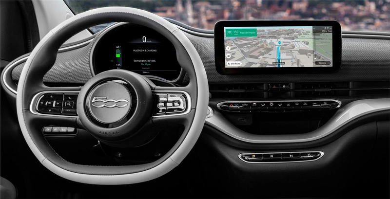Fiat 500e electric city car