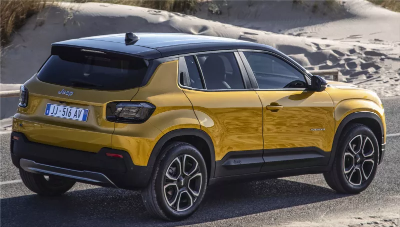 Jeep Avenger off-road electric SUV