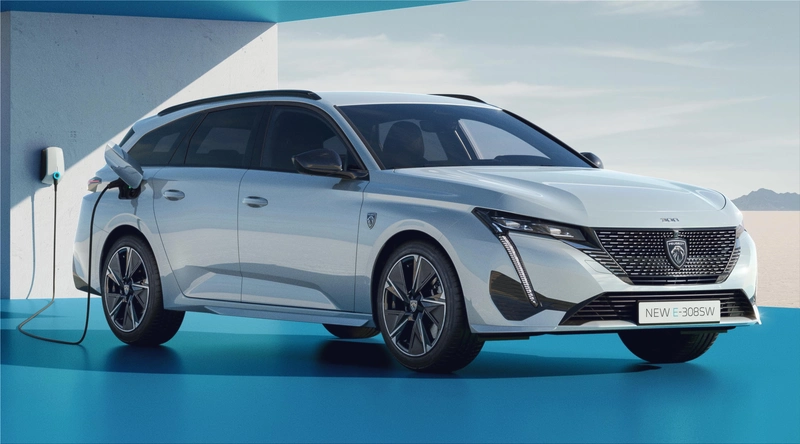 Peugeot e-308 SW electric station wagon