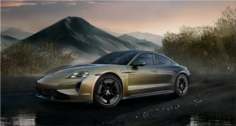 Porsche Taycan Turbo S Celestial Jade