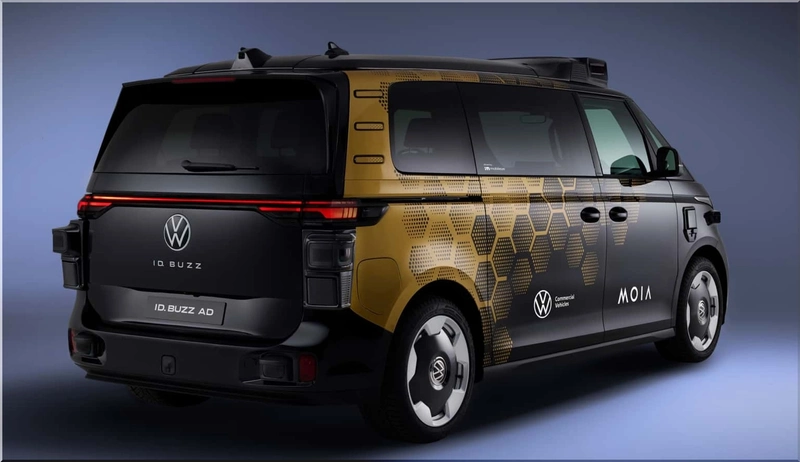 Volkswagen ID. Buzz Robotaxi Self-Driving Van