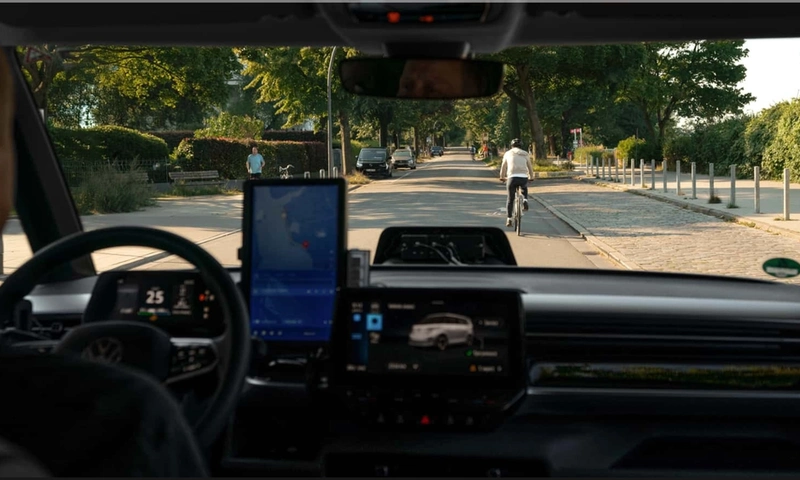 Volkswagen ID. Buzz Robotaxi Self-Driving Van