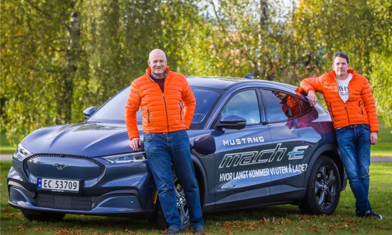 Ford Mustang Mach-E electric SUV with rear-wheel drive