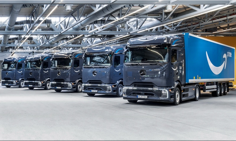 Amazon Starts 50+ Mercedes eActros 600 Rollout in Germany