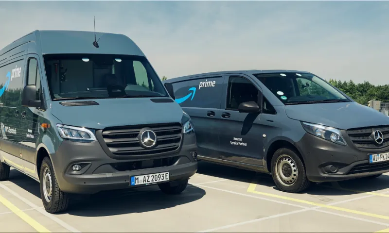 Mercedes-Benz Fulfills Largest Electric Van Order for Amazon