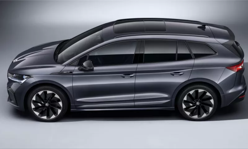 The Skoda Enyaq Sportline iV 80x with 265 hp