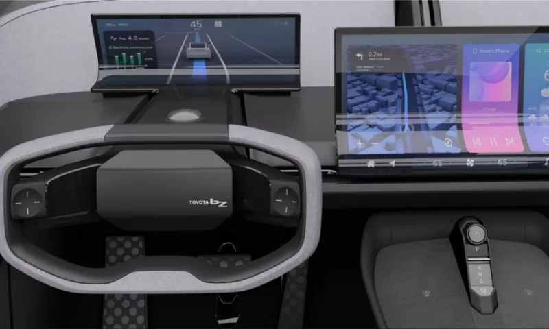 The Toyota bZ Compact electric SUV concept makes its debut