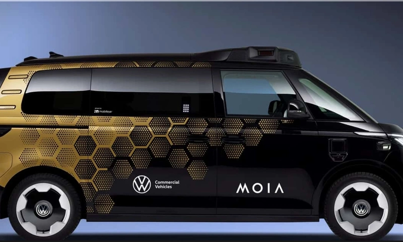 Volkswagen ID. Buzz Robotaxi Self-Driving Van