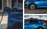 Peugeot e-208 electric car with the new electric motor from the e-308