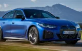 The new BMW i4 electric sedan