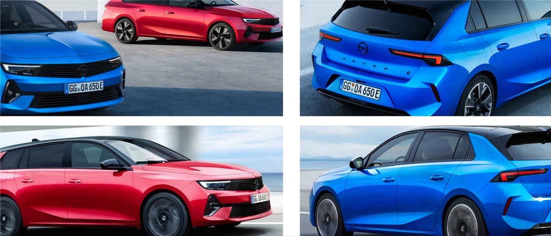 The new Opel Astra Electric and Opel Astra Sports Tourer Electric will inspire people