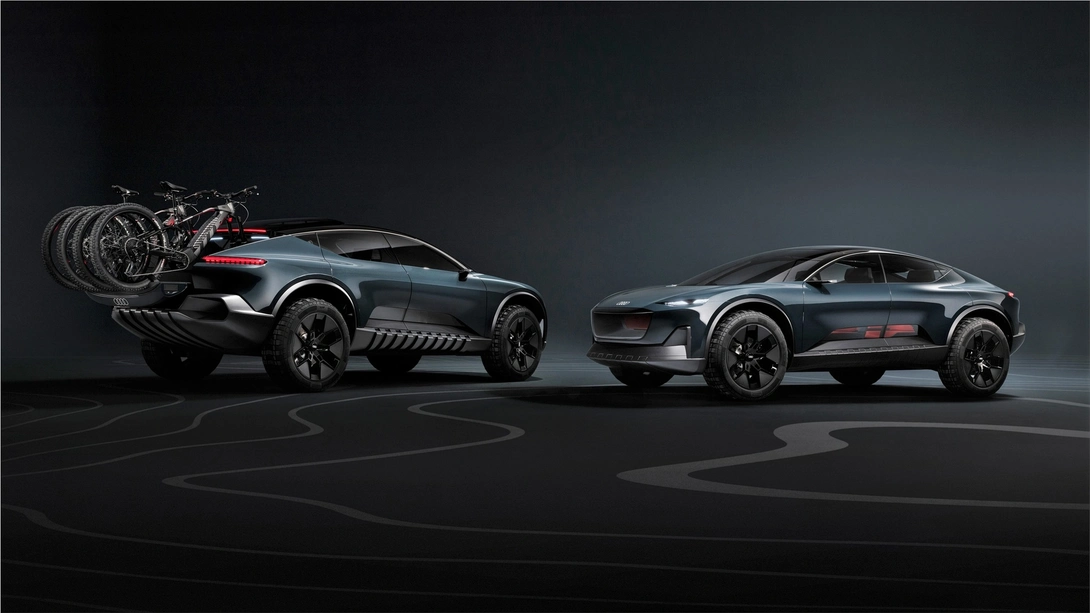 Audi activesphere electric concept car is built on the PPE platform