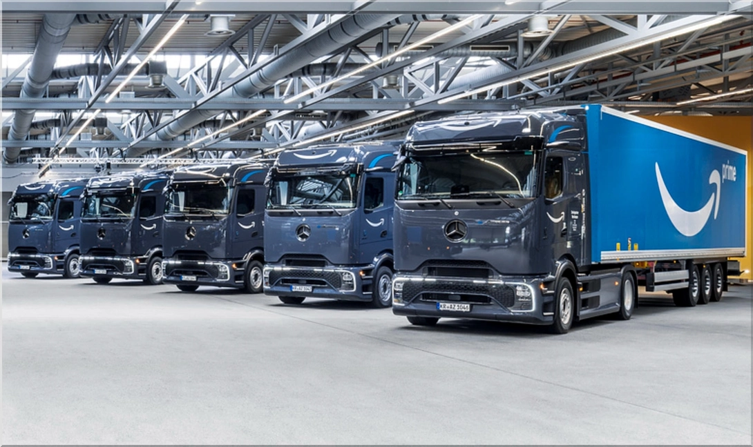 Amazon Starts 50+ Mercedes eActros 600 Rollout in Germany