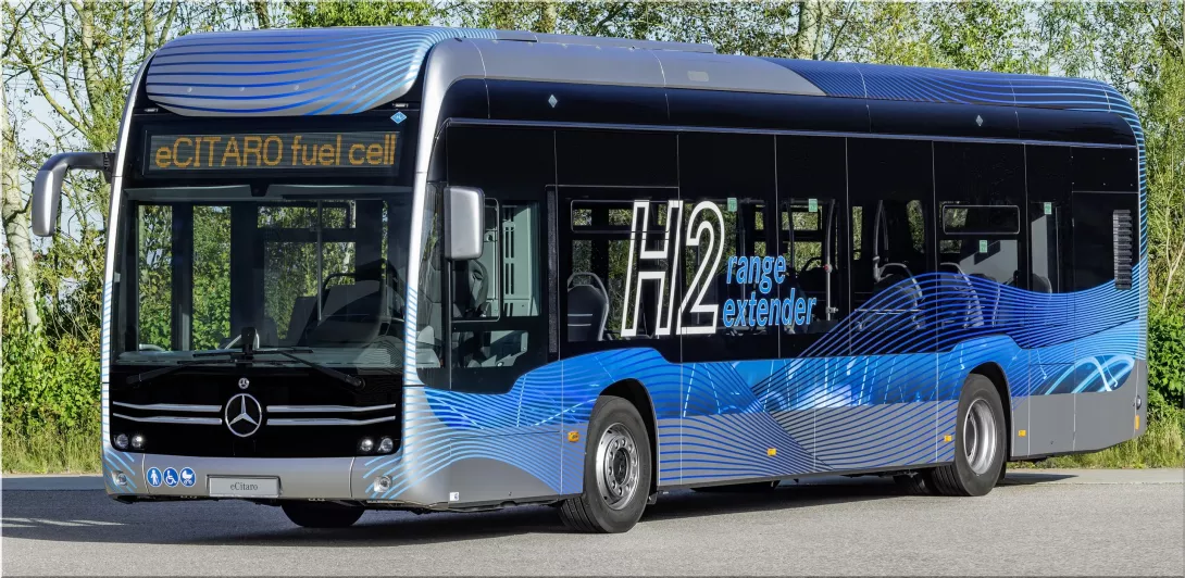 The eCitaro fuel cell: A zero-emission, high-performance, and award-winning electric bus by Mercedes-Benz