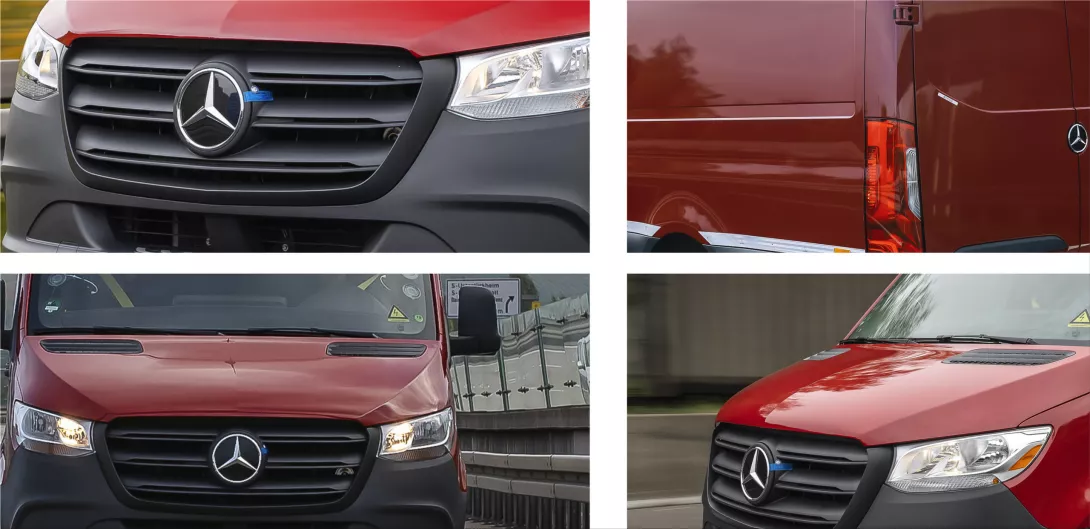 Mercedes-Benz eSprinter electric van with a range of up to 475 km