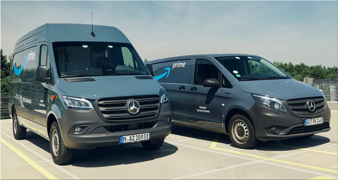 Mercedes-Benz Fulfills Largest Electric Van Order for Amazon