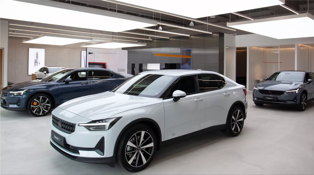 The largest Polestar Destination state-of-the-art showroom in Europe