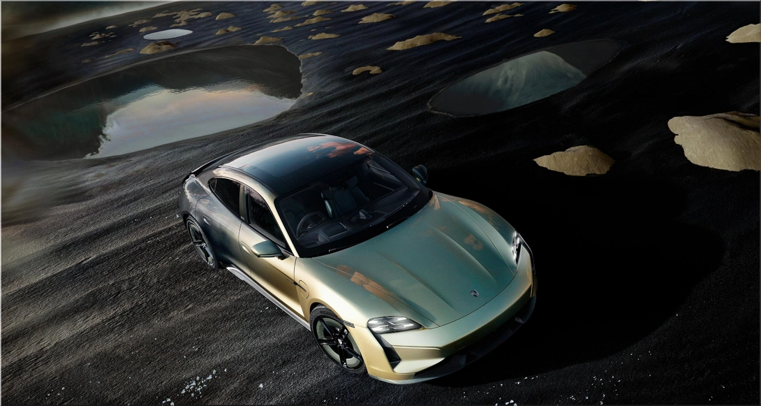 Porsche Taycan Turbo S Celestial Jade