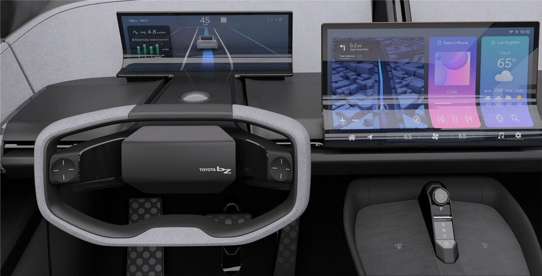 The Toyota bZ Compact electric SUV concept makes its debut