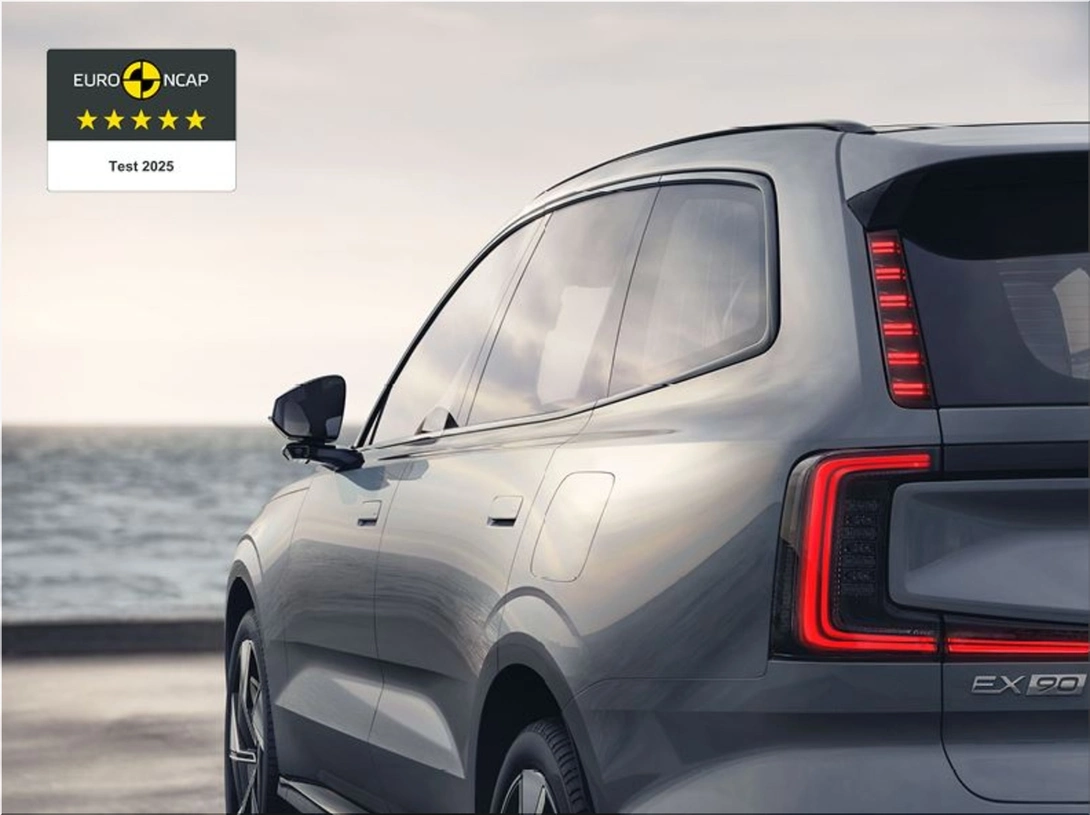 Volvo EX90 Secures Five-Star Euro NCAP Rating