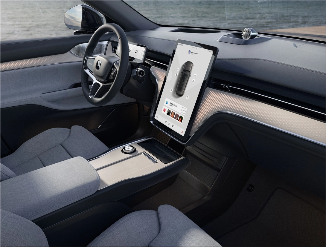 The 2023 Volvo EX90 is a stunning electric SUV that delivers on sound and design