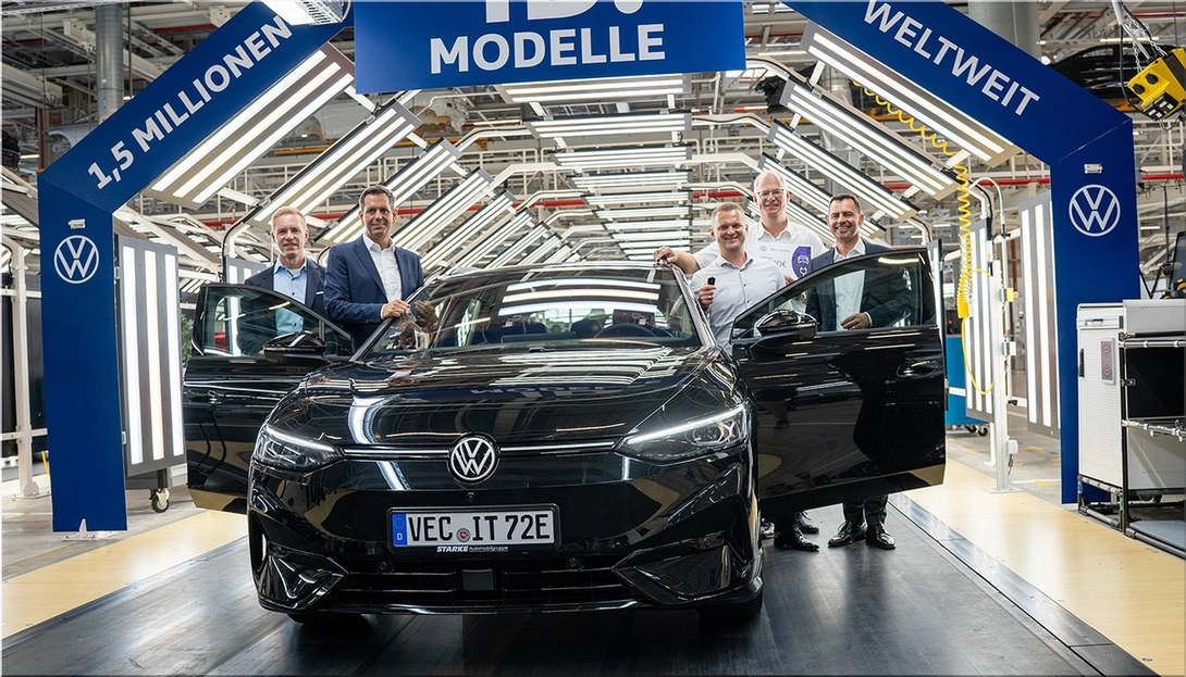 Volkswagen Hits 1.5 Million EV Deliveries